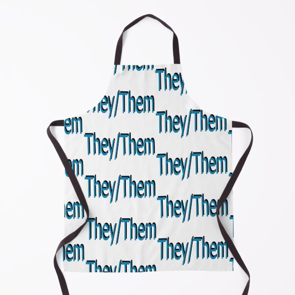 Item preview, They/Them blue designed and sold by ChicknDoodlSoup.