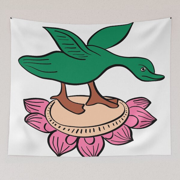 Item preview, Lotus duck designed and sold by givepineapple.