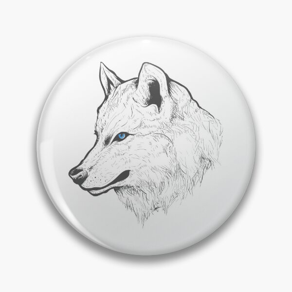 Item preview, Black Wolf with Blue Eyes Light designed and sold by OutofFocusShop.