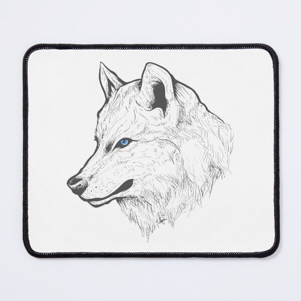 Item preview, Black Wolf with Blue Eyes Light designed and sold by OutofFocusShop.