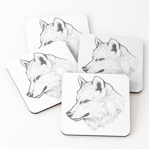 Item preview, Black Wolf with Blue Eyes Light designed and sold by OutofFocusShop.