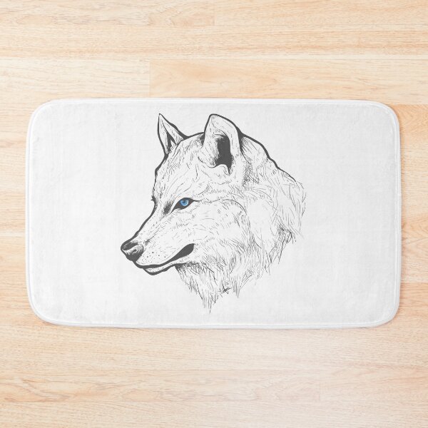 Item preview, Black Wolf with Blue Eyes Light designed and sold by OutofFocusShop.