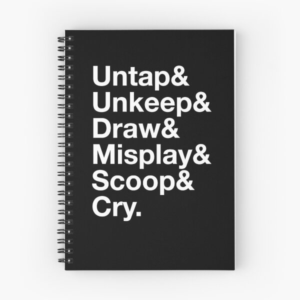 Item preview, Untap Unkeep Draw Misplay Scoop Cry designed and sold by FanaticTee.