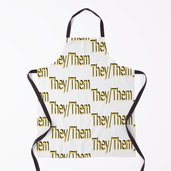 Item preview, They/Them yellow designed and sold by ChicknDoodlSoup.