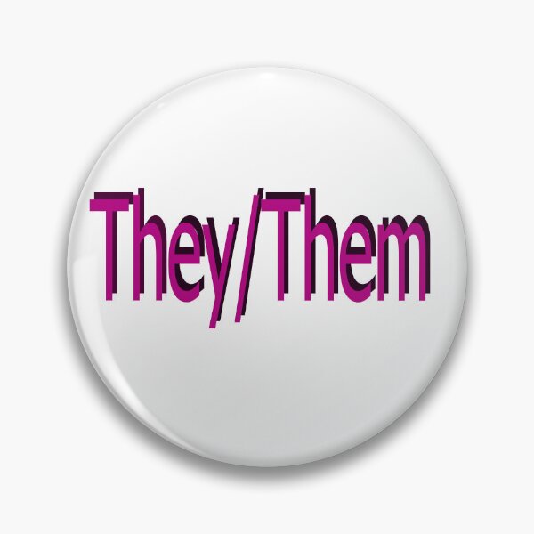 Item preview, They/Them pink designed and sold by ChicknDoodlSoup.