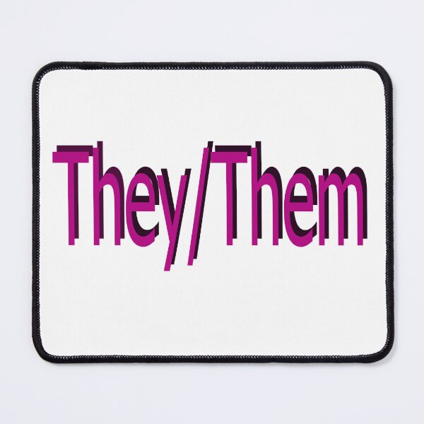 Item preview, They/Them pink designed and sold by ChicknDoodlSoup.