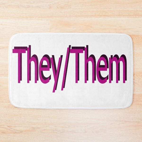 Item preview, They/Them pink designed and sold by ChicknDoodlSoup.
