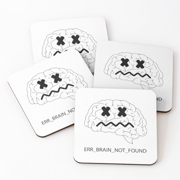Item preview, Funny Error Brain Not Found  designed and sold by akina77.