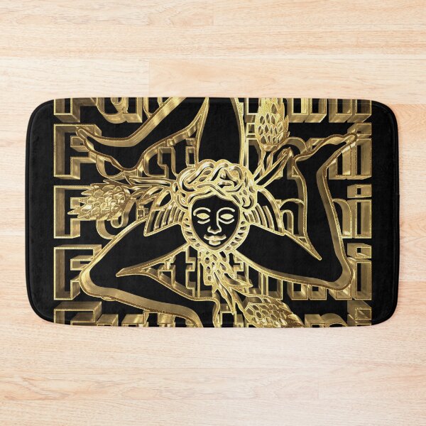 Item preview, Futtitinni Relax and Enjoy Life Italiano Sicilian Trinacria Golden Italia designed and sold by elhefe.