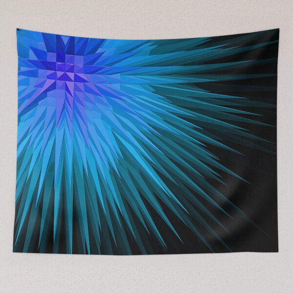 Item preview, Abstract blue solar designed and sold by Tshirtstory.