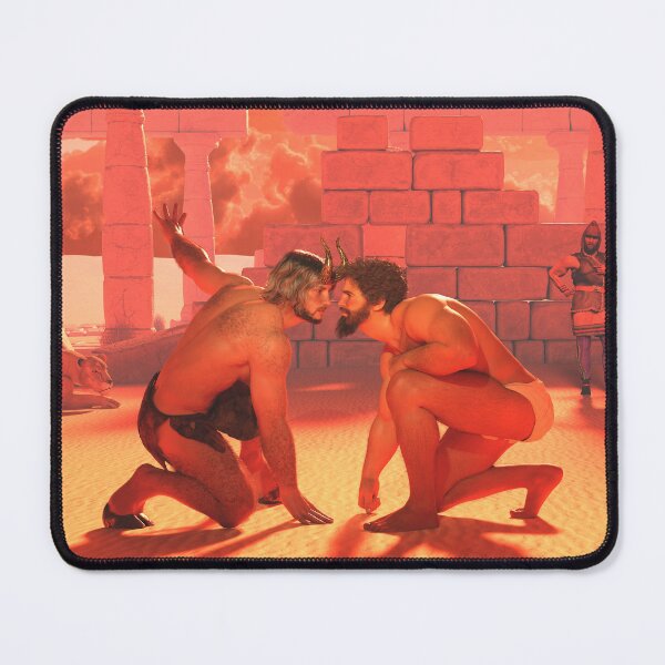 Item preview, Gilgamesh and Enkidu designed and sold by RexRedLGBTQ.