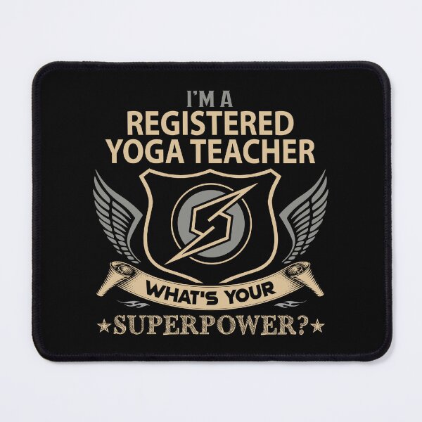 Aperçu de l'œuvre T-shirt de professeur de yoga enregistré - Quel est votre t-shirt d'article de cadeau de travail de superpuissance créée et vendue par nutallrosario.