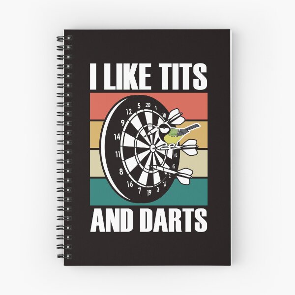 Item preview, Funny Darts Arrow Birds Dartboard Retro Dart Player Bullseye designed and sold by TomGiantDesigns.