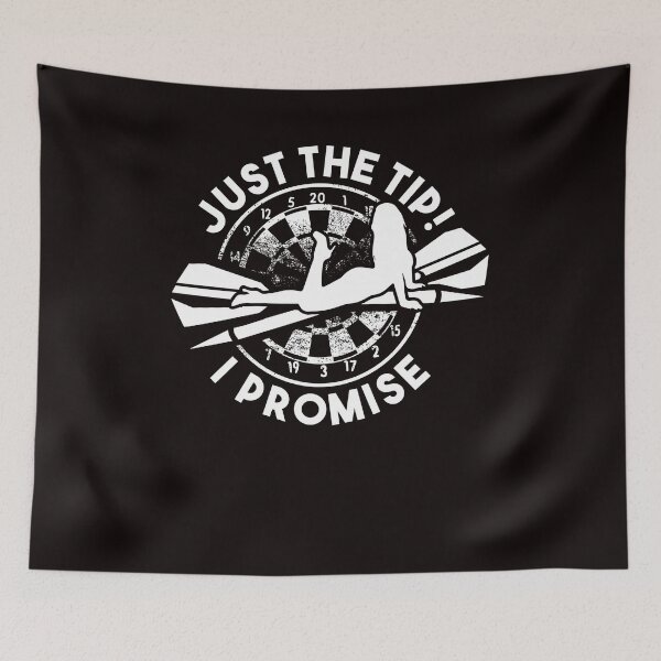 Item preview, Just The Tip Darts Player Dartboard Dart Team Throwing Arrow designed and sold by TomGiantDesigns.