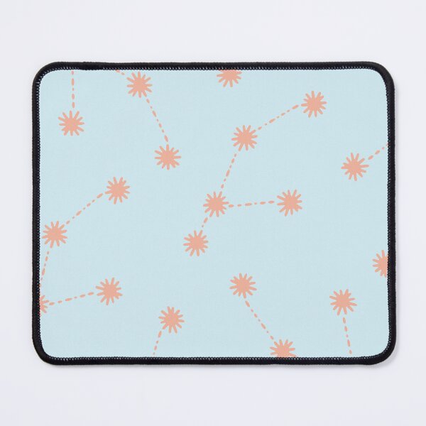 Item preview, Blue and peach minimalist star pattern designed and sold by aly2417.