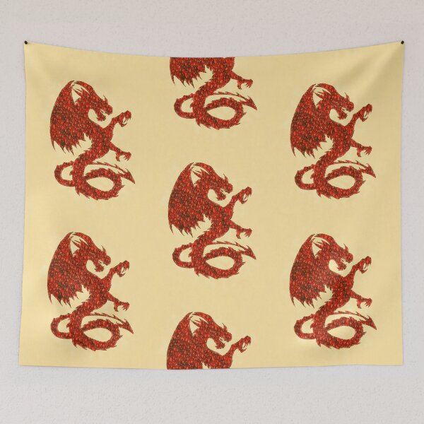 Artikelvorschau, Abstrakter Farbdruck roter Drache entworfen und verkauft von artdragongift 15.