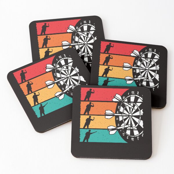 Item preview, Vintage Darts Player Retro Dartboard Bullseye Dartist Arrow designed and sold by TomGiantDesigns.