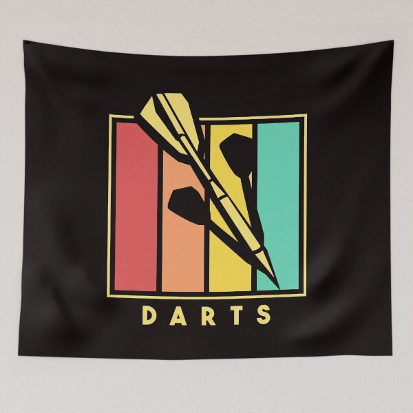 Item preview, Vintage Darts Arrow Retro Dartboard Bullseye Pub Sports Aim designed and sold by TomGiantDesigns.