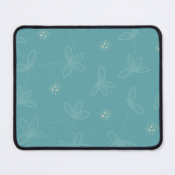 Item preview, Star and flower turquoise pattern designed and sold by aly2417.