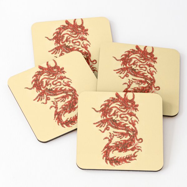 Artikelvorschau, Abstrakter Farbdruck roter Drache entworfen und verkauft von artdragongift 15.
