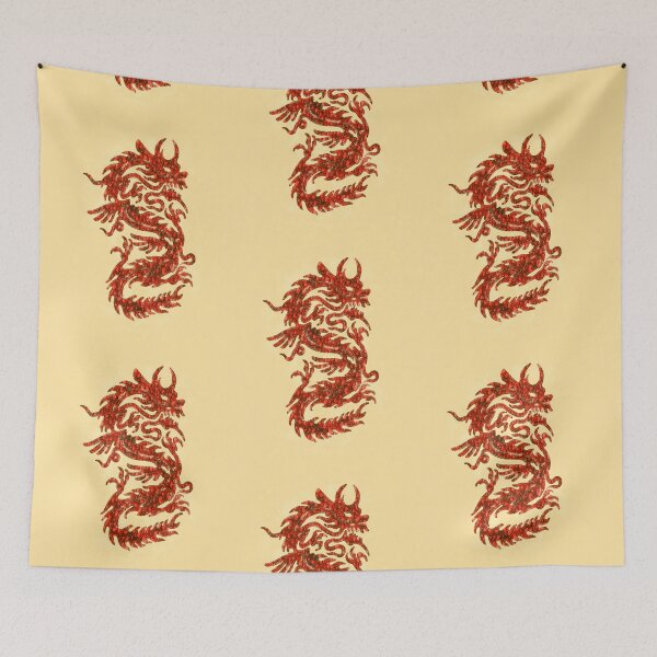 Artikelvorschau, Abstrakter Farbdruck roter Drache entworfen und verkauft von artdragongift 15.
