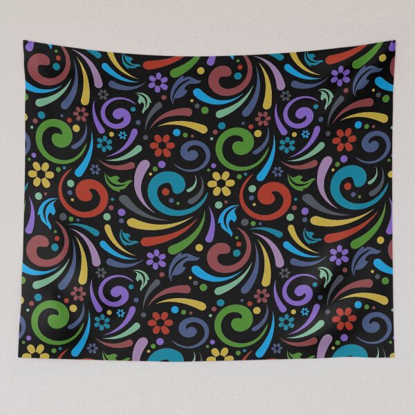 Item preview, Floral Swirl Pattern (Dragon 3) designed and sold by murkyswamp.
