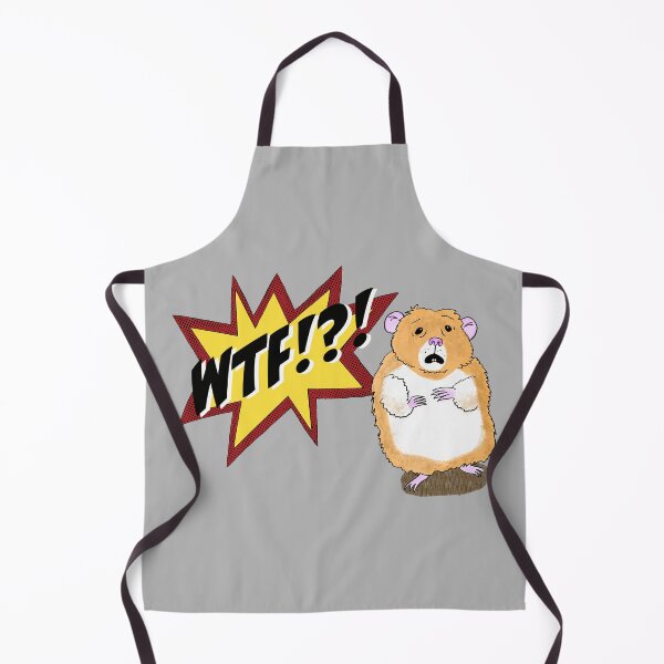 Item preview, Funny Scared Hamster Meme designed and sold by Wayne Pyle.