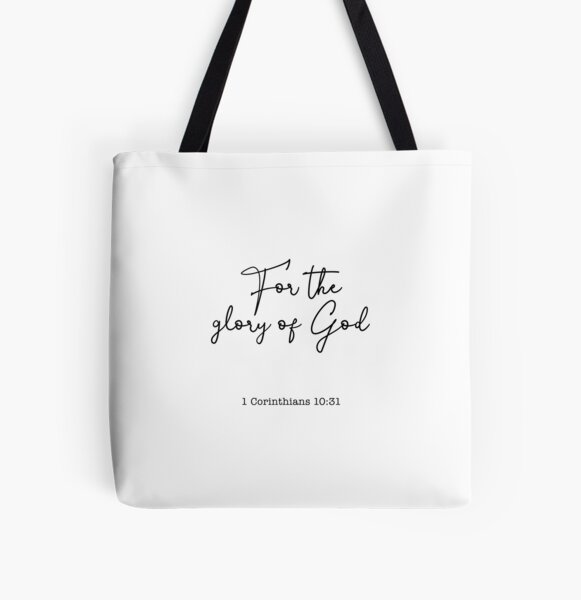 Tote Bag Chase Greatness Black Shopping Bag