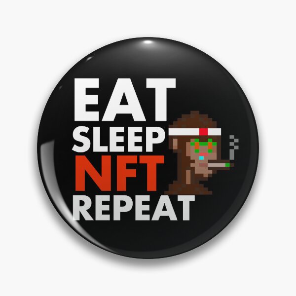 Item preview, Eat Sleep Collect NFT Crypto Monkey #46 designed and sold by patricklevar.