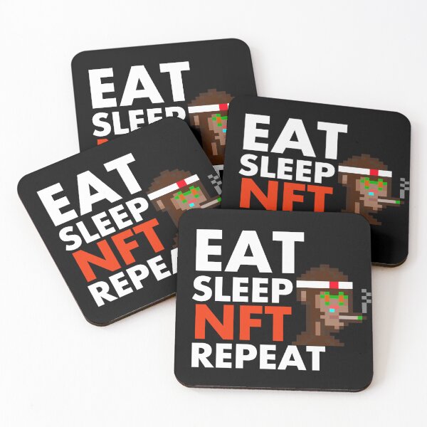 Item preview, Eat Sleep Collect NFT Crypto Monkey #46 designed and sold by patricklevar.