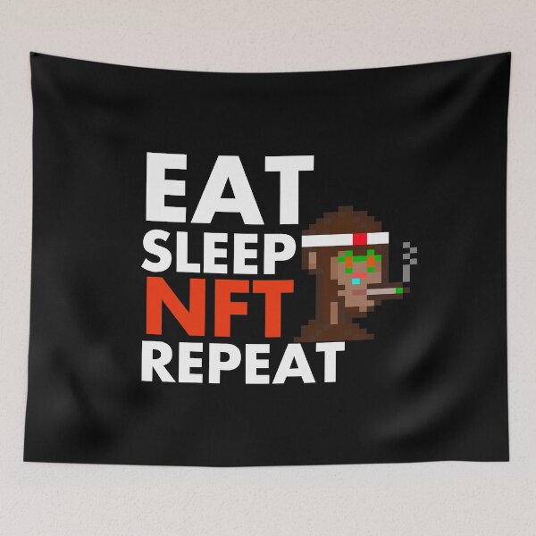 Item preview, Eat Sleep Collect NFT Crypto Monkey #46 designed and sold by patricklevar.