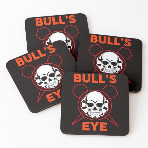 Item preview, Bullseye Dartboard Skull Darts Player Dart Team Throwing designed and sold by TomGiantDesigns.
