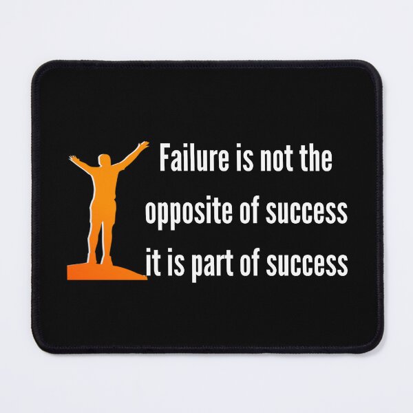 Item preview, Failure is not the opposite of success it is part of success - Inspirational Quotes designed and sold by DigitalArtTrend.