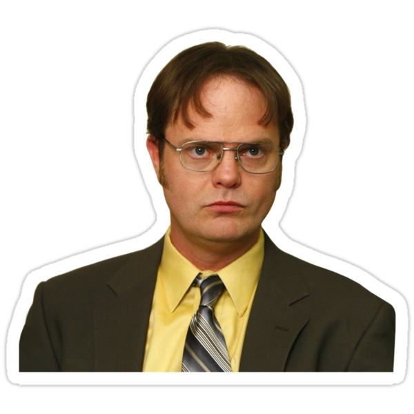 Dwight Dangerkurt Schrute Stickers By Tellavision Redbubble 