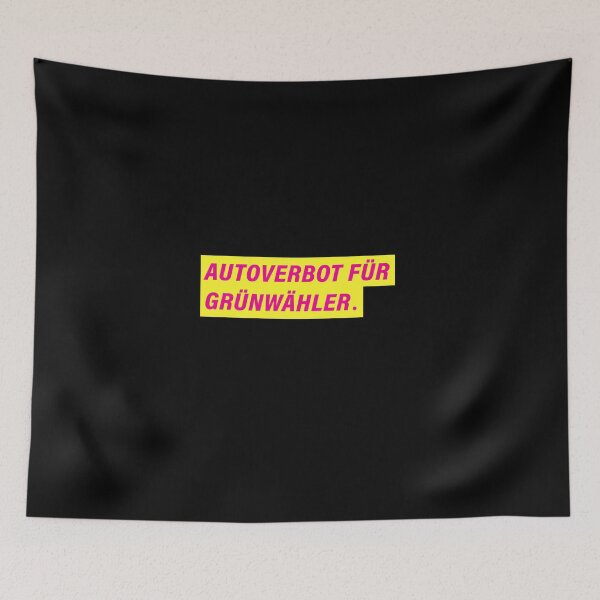 Item preview, CAR BAN FOR GREEN VOTER | Free Democratic Party design designed and sold by Drecksseite.