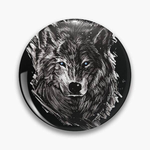 Item preview, Black Wolf with Blue Eyes 3 designed and sold by OutofFocusShop.