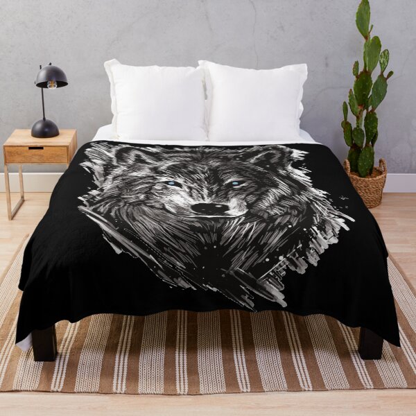 Item preview, Black Wolf with Blue Eyes 3 designed and sold by OutofFocusShop.