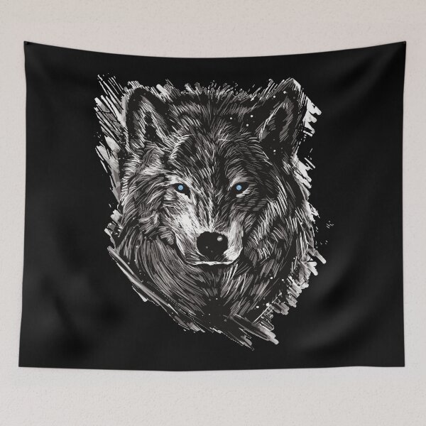 Item preview, Black Wolf with Blue Eyes 3 designed and sold by OutofFocusShop.