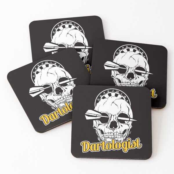 Item preview, Dartologist Darts Player Skull Arrow Dartboard Dart Team designed and sold by TomGiantDesigns.