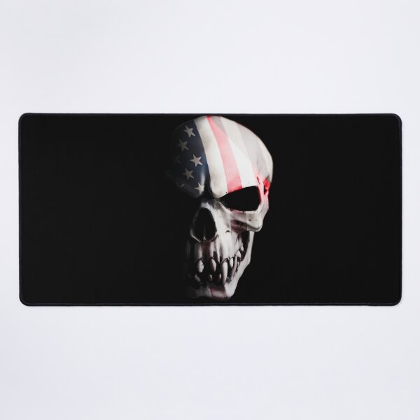 Patriot skull Desk Mat