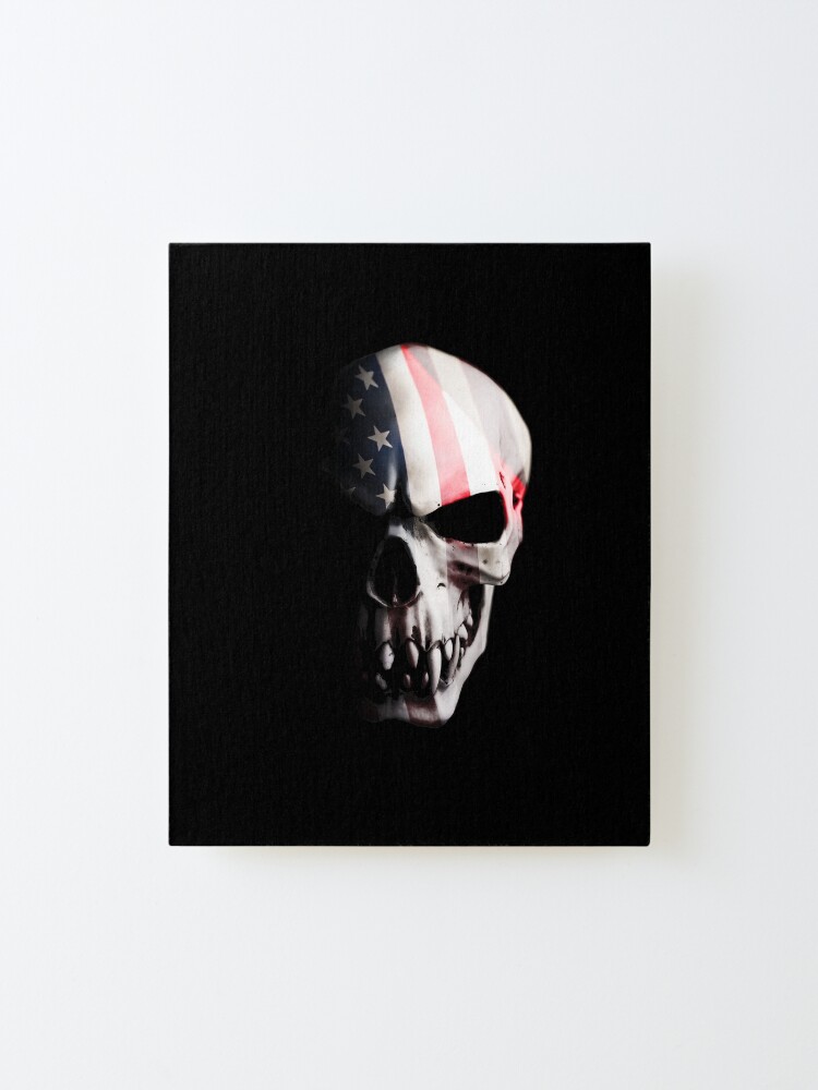 Alternate view of Patriot skull Mounted Print