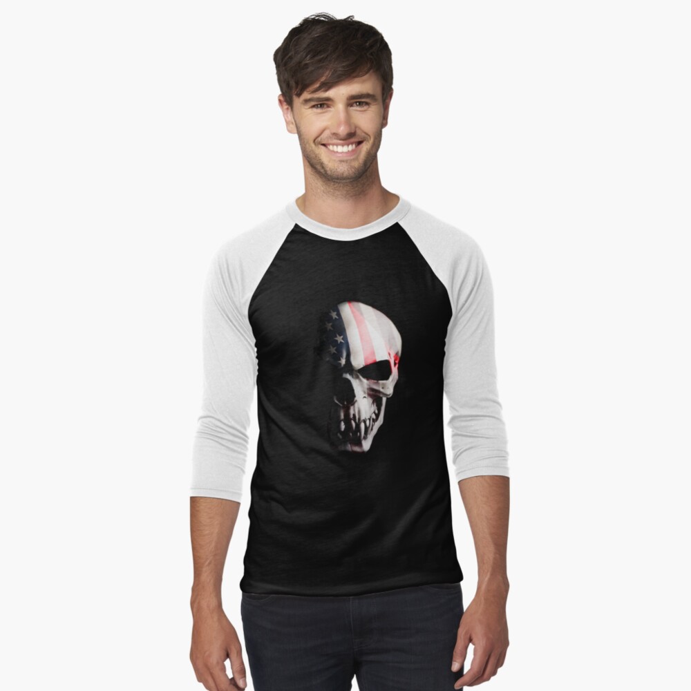 Item preview, Baseball ¾ Sleeve T-Shirt designed and sold by abstractee.