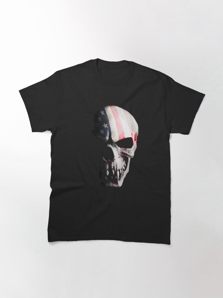 Alternate view of Patriot skull Classic T-Shirt