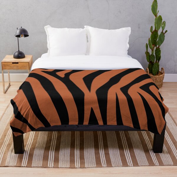 Item preview, Brown zebra stripes blanket designed and sold by LordSH.