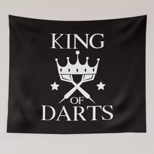 Item preview, King Of Darts Player Dartboard Arrow Aim Dartist Bullseye designed and sold by TomGiantDesigns.