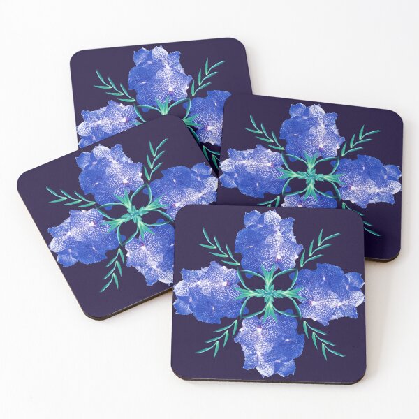 Item preview, Blue Orchids designed and sold by Thecla Mary Correya.