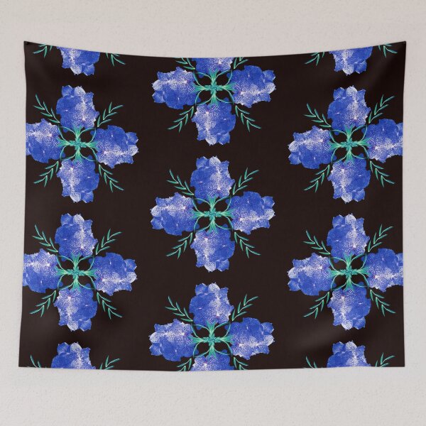 Item preview, Blue Orchids designed and sold by Thecla Mary Correya.