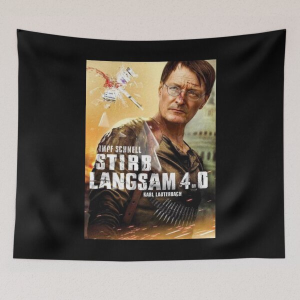 Item preview, Vaccinate Quickly - Die Hard - Lauterbach designed and sold by crazy-s-factory.