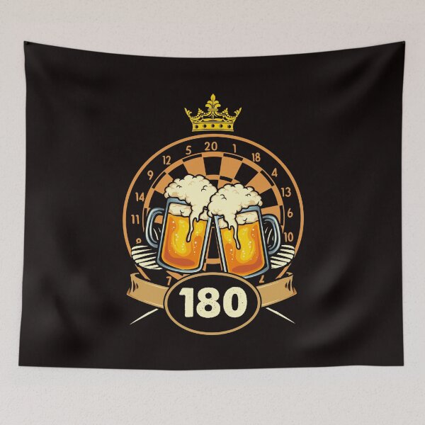 Item preview, Darts Beer Dart Player 180 Bullseye Target Dartboard Arrow designed and sold by TomGiantDesigns.
