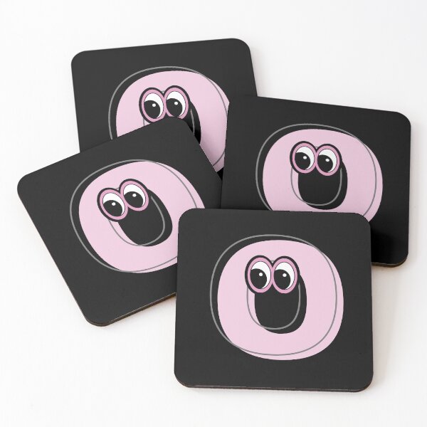 Item preview, Pink letter O with eyes designed and sold by Coffee Lifestyle.